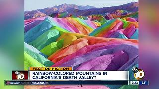 Rainbow mountains in California?