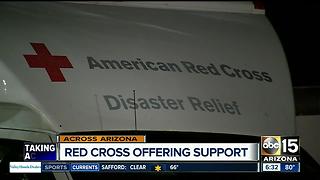 Red Cross offering support to wildfire victims