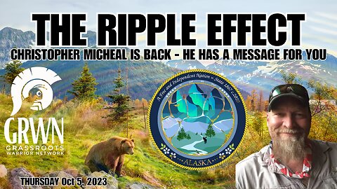 The Ripple Effect: Christopher Michael is back! He has a message for YOU