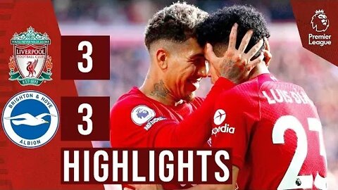 Liverpool vs Brighton 3 -3 All Goals & Extended Highlights