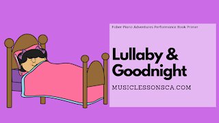 Piano Adventures Performance Book Primer - Lullaby & Goodnight