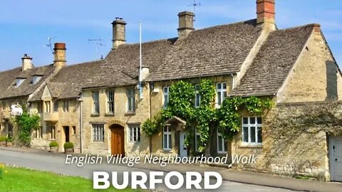 The Prettiest English Countryside Neighbourhood Walk - BURFORD