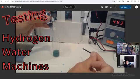 Testing Hydrogen Water Machines with Dean Allen