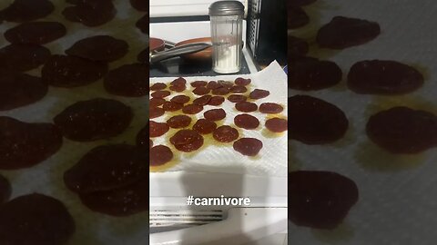 Pepperoni Chips #carnivore #keto #cooking