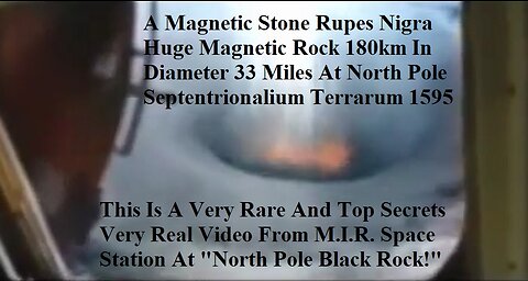 Magnetic Stone Rupes Nigra Huge Magnetic Rock 180km In Diameter At North Pole