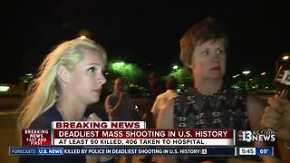 Witnesses describe sounds of gunshots, people running scared in Las Vegas