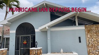 HURRICANE IAN REPAIRS BEGIN….