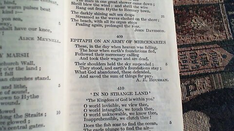 Epitaph On An Army Of Mercenaries - A. E. Housman