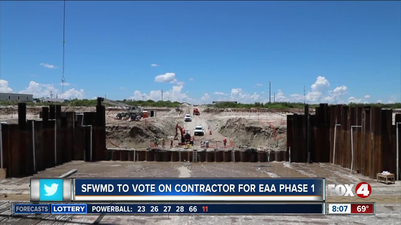 Vote expected on contractor for EAA reservoir project