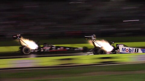 NHRA Top Fuel Nitro Night Racing , Jet Dragster and Fireworks Walk on Track Texas MotorPlex