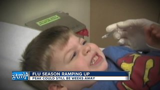 Flu season ramping up in Wisconsin