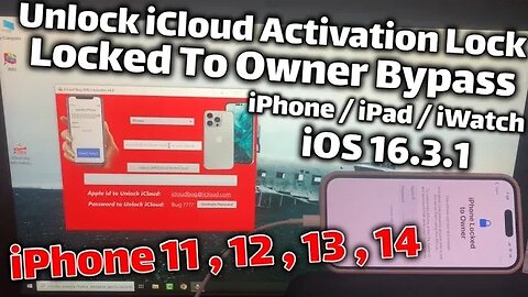 iPhone Locked to Owner Unlock iPhone 11, 12, 13, 14 iCloud Bypass