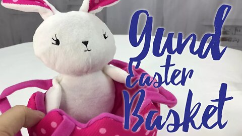 Gund Plush Easter Bunny and Pink Basket Review