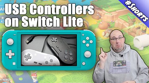 Use Legacy16 USB Controller from Retro-Bit with Switch Lite #SHORTS