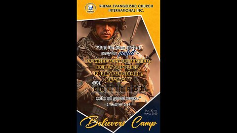2023 Believers Camp | NOVEMBER 1 Evening Servce | PastorB.