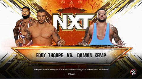 NXT Eddy Thorpe w/Gable Stevenson vs Damon Kemp in a NXT Underground Match
