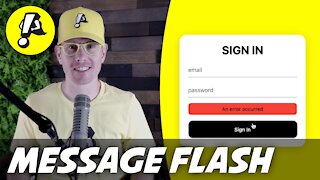 Flutter Message Flash | Widget Workshop