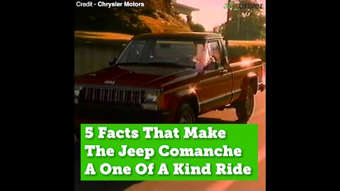 5 Things You Didn’t Know About the Jeep Comanche
