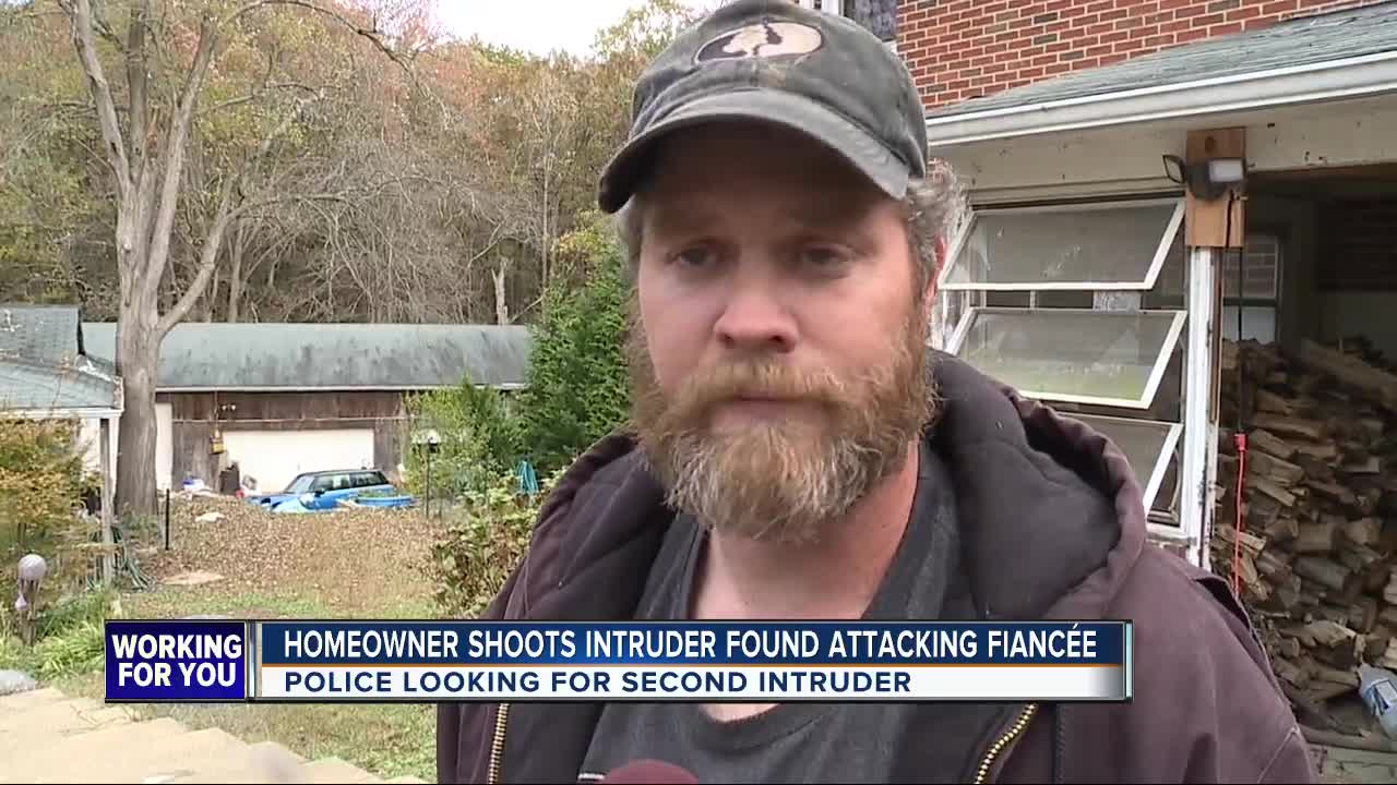 Homeowner shoots intruder found attacking fianceé