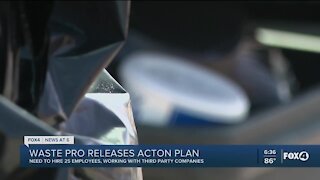Waste Pro releases action plan