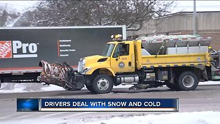 Slick roads Thursday morning cause issues for drivers