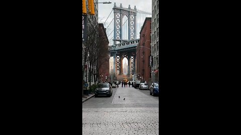 sunrise over Dumbo Brooklyn New York City 🌇