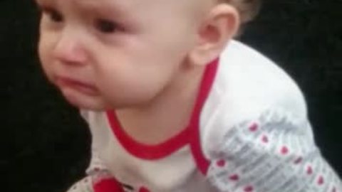 Baby Barely Holds Back Tears While Listening To Love Song
