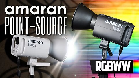 Amaran 150c & 300c | RGB Bowens mount lights for video