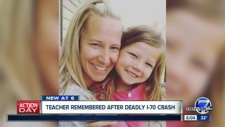 Teacher remembered after deadly I-70 crash