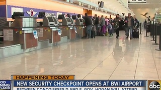 New security checkpoint opens at BWI Airport