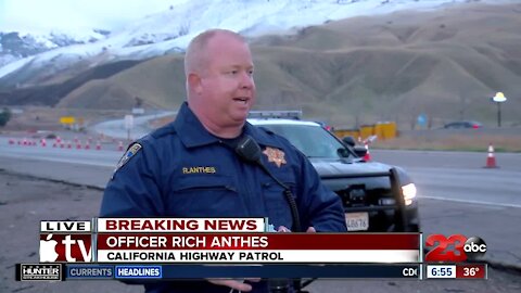 I-5 S Closure update directly from CHP Fort Tejon's Office