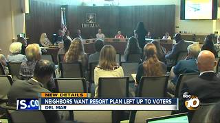 neighbors want resort plan left up to voters