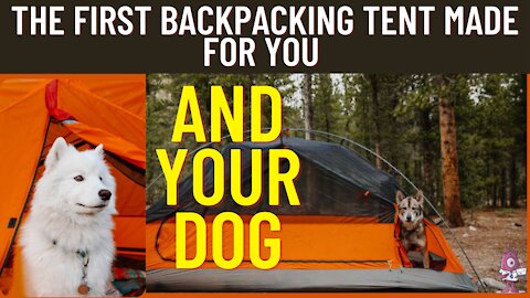 The first ever 2 person backpacking tent made for you and your dog/ Cool Gadget on Amazon / TECHNO