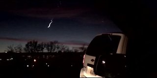 Mysterious light in the sky