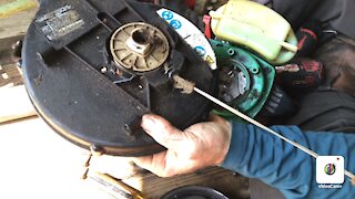 Weed eater blower recoil string replacement