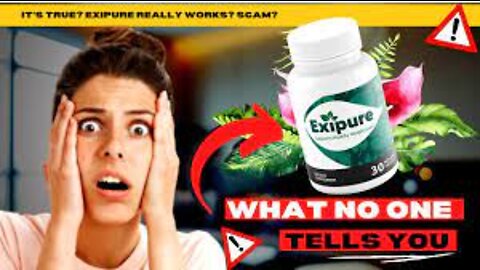 EXIPURE - 🚨THE WHOLE TRUTH!🚨 - For everyone who needs to lose weight healthy!