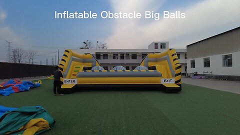 Inflatable Obstacle Big Balls#factorybouncehouse #factoryslide #bounce #bouncy #castle #inflatable