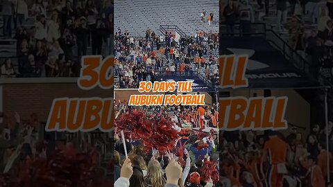 Countdown to Auburn Football: 30 Days! #auburnfootball #auburn #collegefootball