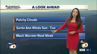 10News Pinpoint Weather with Meteorologist Angelica Campos