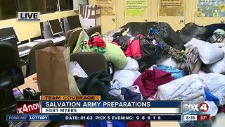 Salvation army offers weather shelters and warm clothing