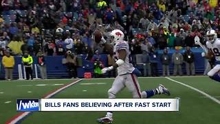 Bills fans excited after fast start