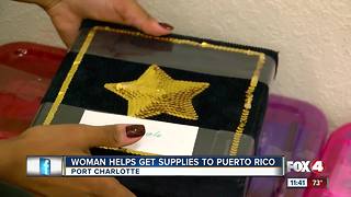 Woman Helps Get Supplies to Puerto Rico