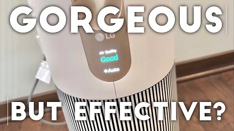 LG AeroTower HEPA Air Purified Is Sleek