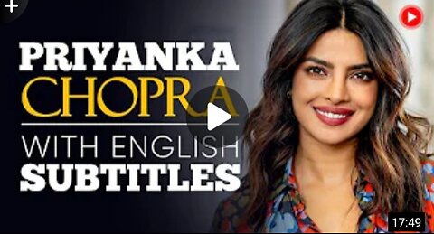 ENGLISH SPEECH ll PRIYANKA CHOPRA