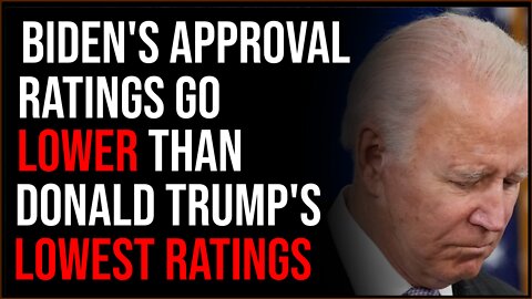 Biden's Approval Rating Has BROKEN Trump's Record For Lowest Aggregate Approval Rating