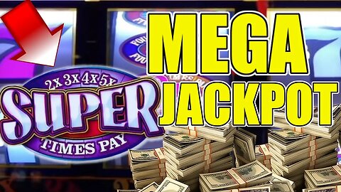 EPIC JACKPOT ON REEL SLOTS SUPER TIMES PAY! MASSIVE JACKPOT