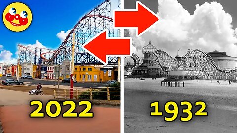 THEN & NOW - Blackpool Pleasure Beach