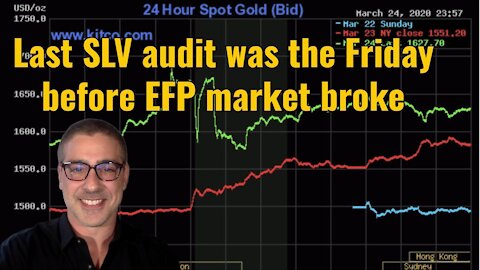 Last SLV audit was the Friday before EFP Market Broke