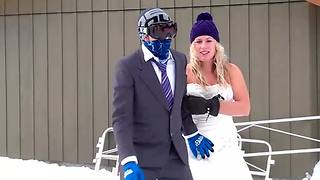 "Ski Slope Wedding"