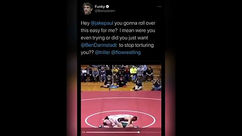 Ben askren trolls Jake Paul with wrestling footage shares DM messages